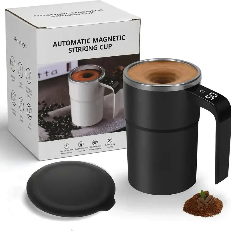 💥Große Aktion 50 % Rabatt☕🔋Wiederaufladbares automatisches magnetisches Rührkaffeetassen-Set⚡