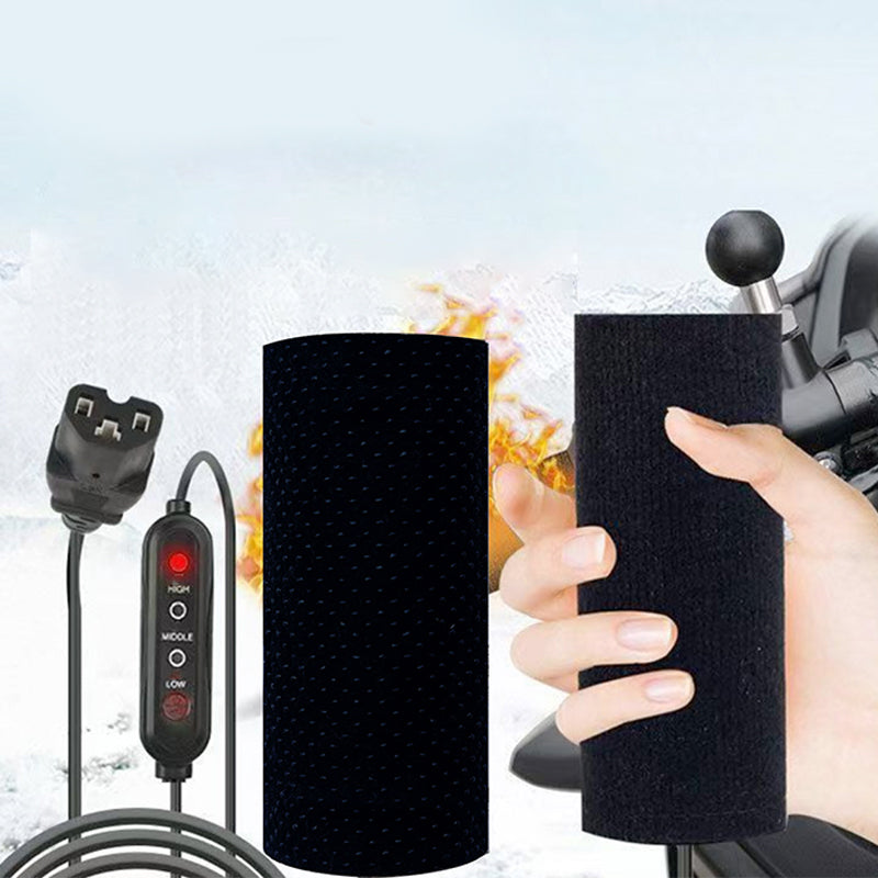 🔥 JETZT 50 % RABATT! 🏍️ Beheizbarer Fahrradlenker – 3 Temperaturstufen, einfache Montage & Komfort bei kaltem Wetter ⚡🧤