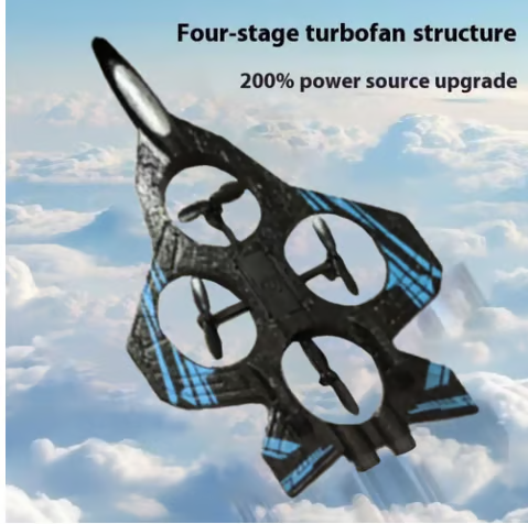 ✈️Weihnachtsgeschenk-Tipp! ✈️ RC Stunt-Jet (360°-Saltos + LED-Beleuchtung) für Kinder🎄