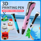 🎁Nouveau stylo d'impression 3D, kit stylo 3D pour enfants, avec écran LCD et filament PLA