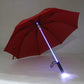 Parapluie lumineux LED avec tige lumineuse 
