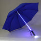 Parapluie lumineux LED avec tige lumineuse 