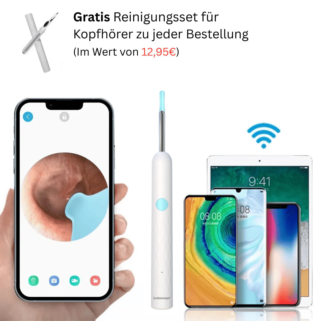 ⏳Begrenzte Zeit 50% Rabatt💥Intelligenter wasserdichter visueller Ohrenschmalzentferner