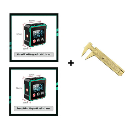 Magnetischer digitaler Winkelmesser mit elektronischem Laser
