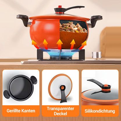🔥Black-Friday-Mega-Angebot – 50 % Rabatt!🔥🍲Mikro-Schnellkochtopf mit großem Fassungsvermögen