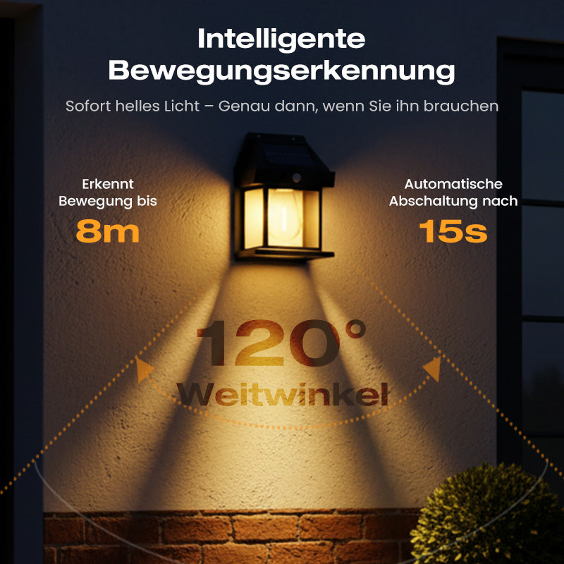 🎁Kaufen Sie 2 Erhalten Sie 1 Gratis⏳Bewegungssensor Solar-Wolfram-Wandleucht