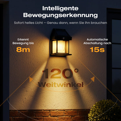 🎁Kaufen Sie 2 Erhalten Sie 1 Gratis⏳Bewegungssensor Solar-Wolfram-Wandleucht