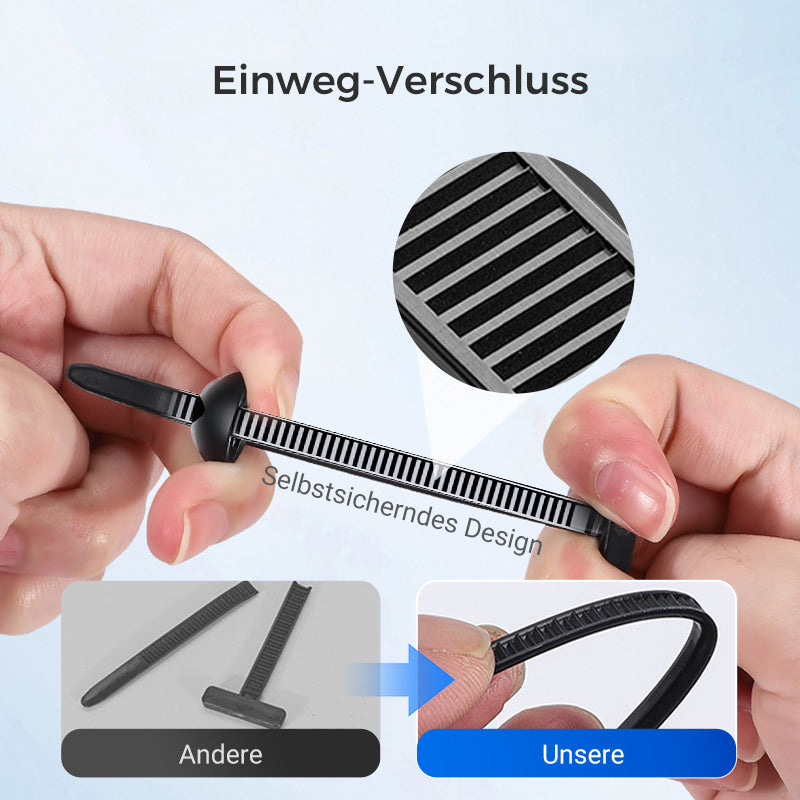 ⏳Begrenzte Zeit 50% Rabatt💥Universal-Kabelbinderschnalle aus Nylon