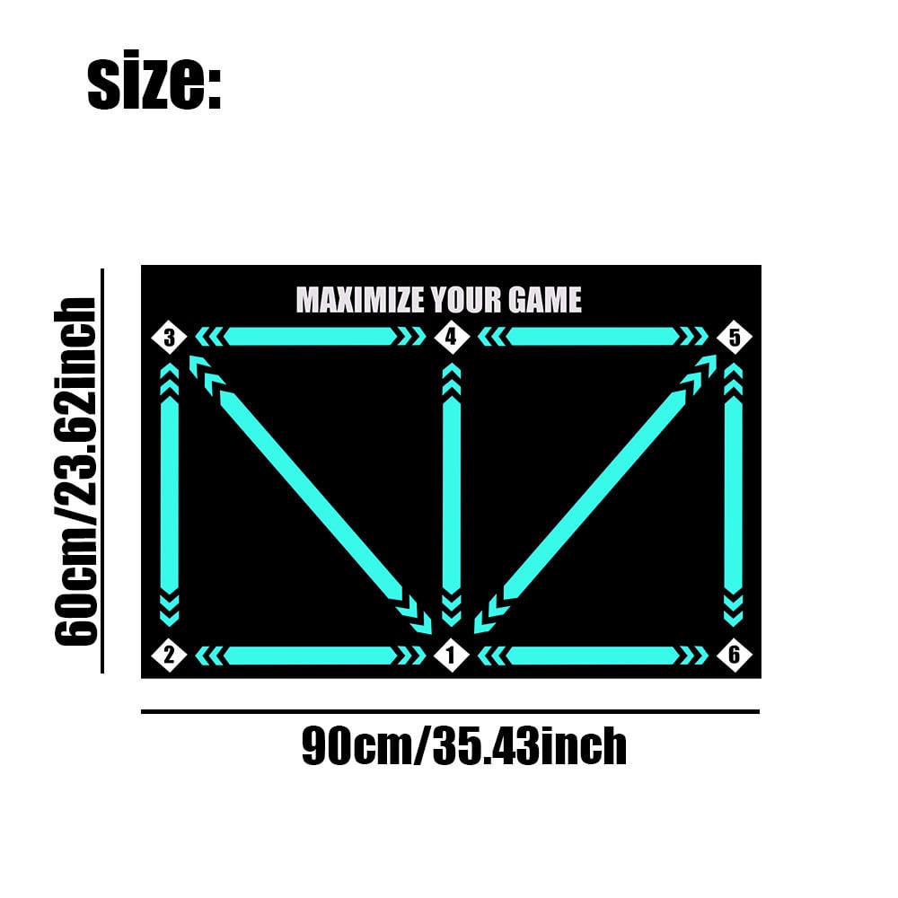 🎅LETZTER TAG DES AUSVERKAUFS 50 % RABATT – ⚽Fußballtrainingsmatte für alle Leistungsstufen, rutschfest und geräuscharm