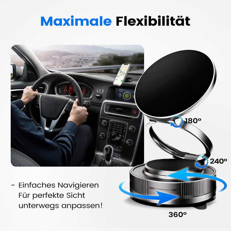 360° einstellbarer magnetischer Vakuum-Telefonhalter