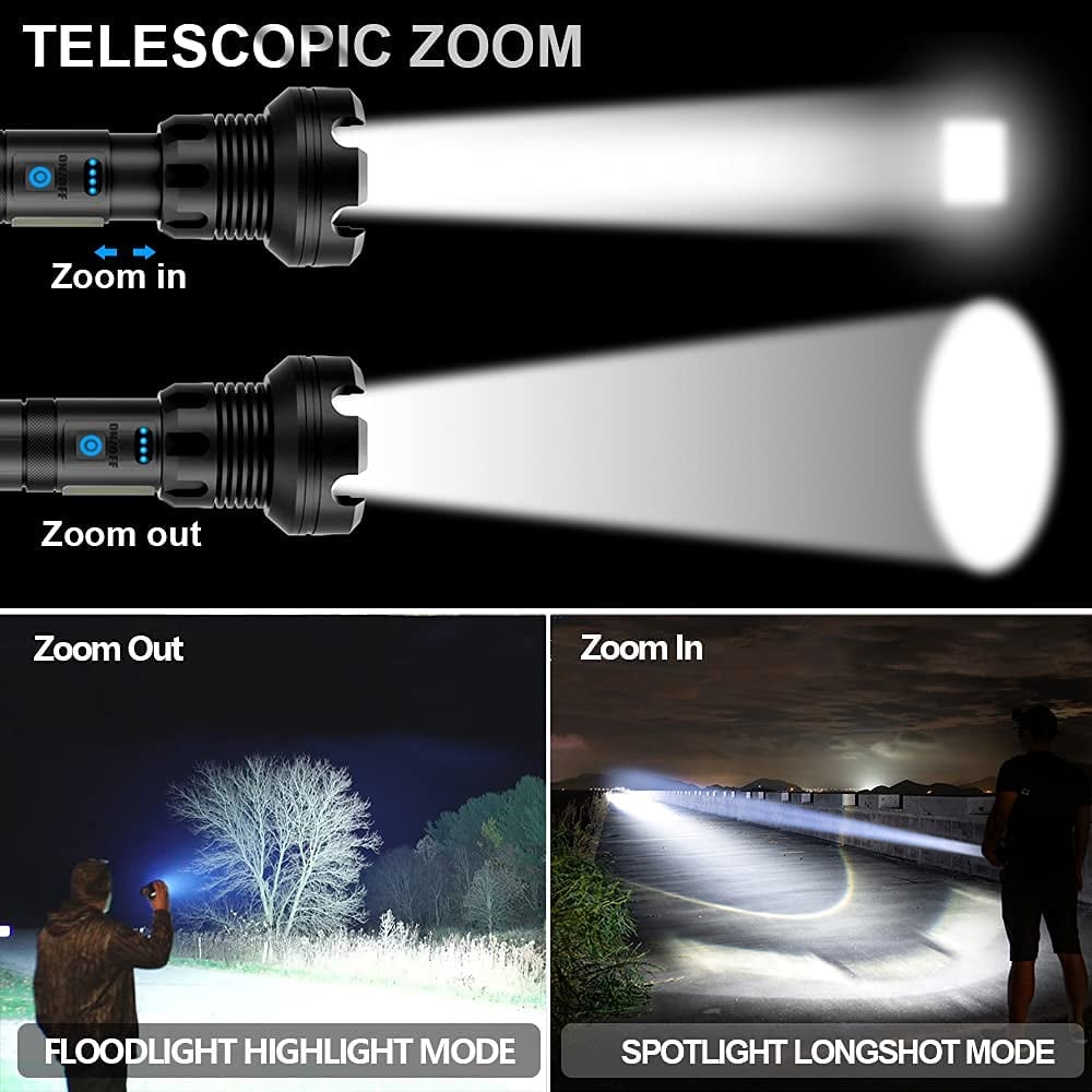 LED wiederaufladbare taktische Laser-Taschenlampe 90000 hohe Lumen