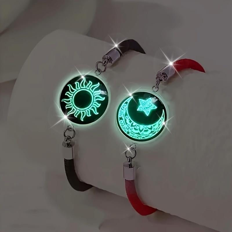 ❤️✨ Paar-Armband mit Sonnen-Mond-Motiv – Verbundenheit, auch bei Entfernung! ✨