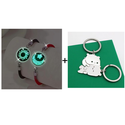 ❤️✨ Paar-Armband mit Sonnen-Mond-Motiv – Verbundenheit, auch bei Entfernung! ✨