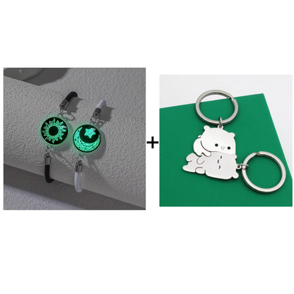 ❤️✨ Paar-Armband mit Sonnen-Mond-Motiv – Verbundenheit, auch bei Entfernung! ✨