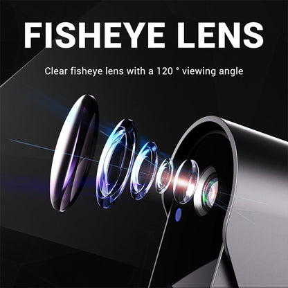 Drahtlose Türklingel-Kamera: 1080P, 170°-Winkel, 4,3-Zoll-Bildschirm, IPX65-Outdoor-Wasserdichtigkeit, Nachtsicht