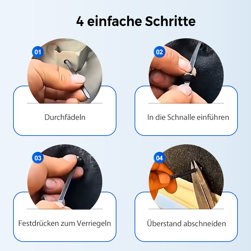 ⏳Begrenzte Zeit 50% Rabatt💥Universal-Kabelbinderschnalle aus Nylon