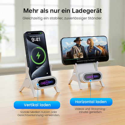🔥 50 % RABATT 🎁 Multifunktionale kabellose Halterung mit Schnellladegerät für Smartphones
