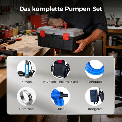 🔋 50% RABATT! ✨Hochleistungs-Öl- und Wasserpumpensatz