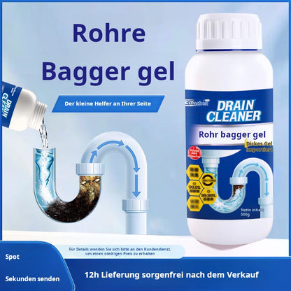 Rohrreiniger-Gel – Küchenabfluss & Toilette: Fett, Haare, Gerüche – weg in 15 Min!