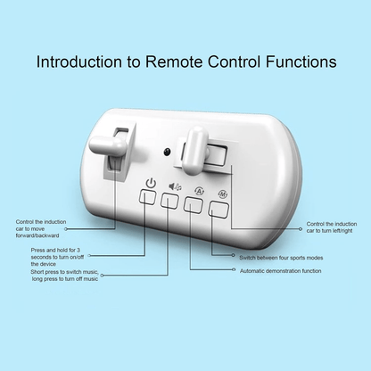 🎅 Letzter Tag Verkauf 50% Rabatt 💖🎁 Magic Mini Bus Spielzeug, RC-gesteuert mit Auto-Ausdrücken und 4 Spielmodi, Ideales Geschenk für Kinder