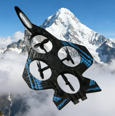 ✈️Weihnachtsgeschenk-Tipp! ✈️ RC Stunt-Jet (360°-Saltos + LED-Beleuchtung) für Kinder🎄