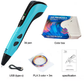 🎁Nouveau stylo d'impression 3D, kit stylo 3D pour enfants, avec écran LCD et filament PLA
