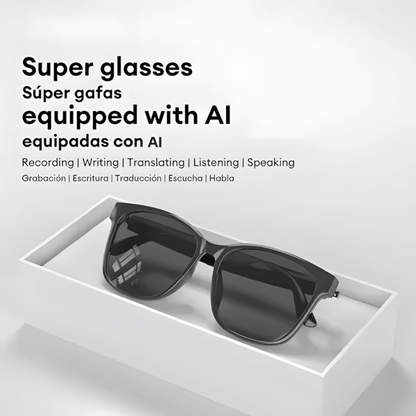 🤖 Reiseassistent 🔥 Smart AI Brille mit Sprachübersetzer
