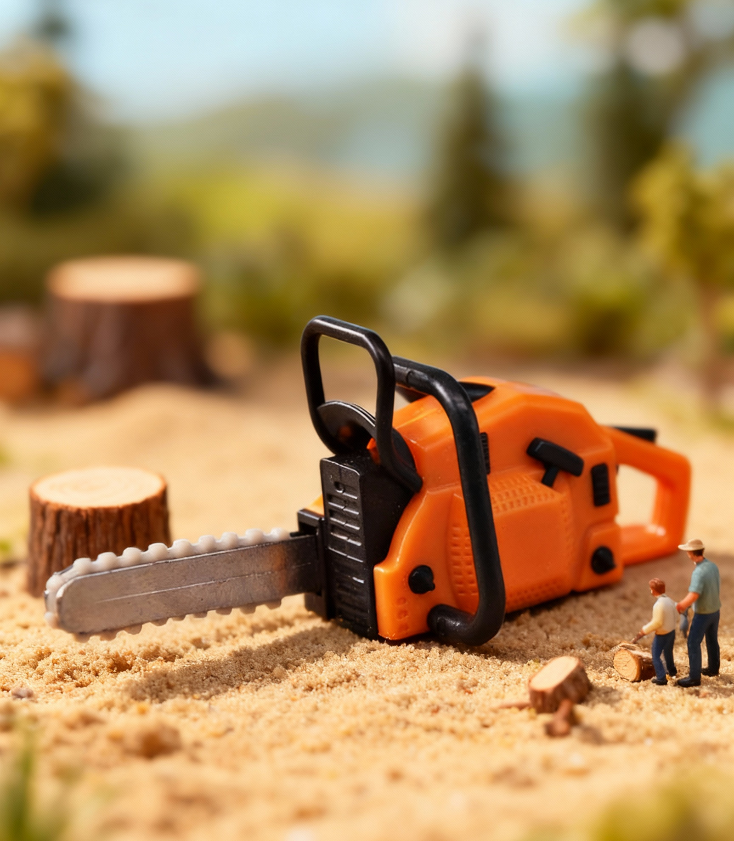 🔥 Stilvolles Miniatur-Kettensägenmodell