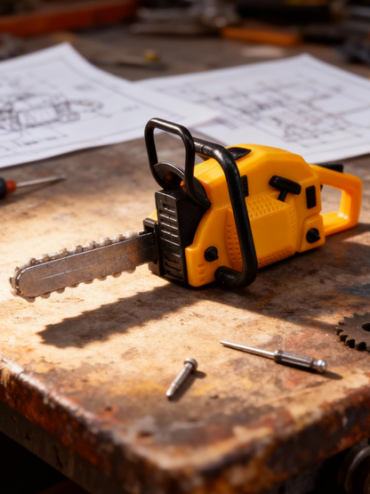 🔥 Stilvolles Miniatur-Kettensägenmodell