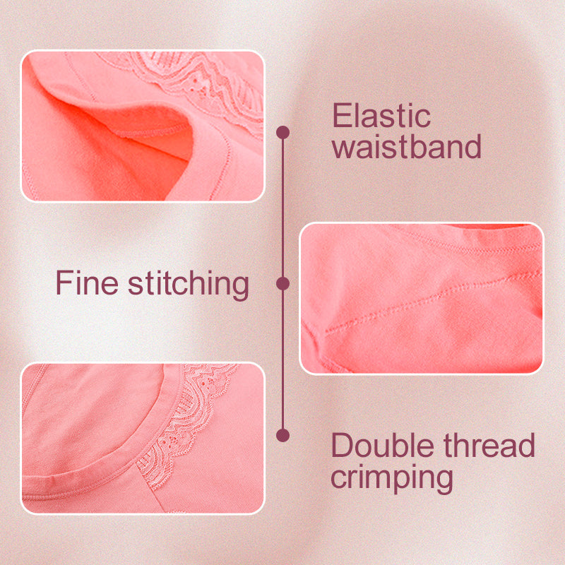 🔥50% Rabatt💟2025 Plus Größe hohe Taille auslaufsicher Baumwolle Höschen