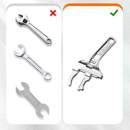 ⏳Begrenzte Zeit 50% Rabatt💥Reversibler Spülenschlüssel mit 6-68mm Maulöffnung