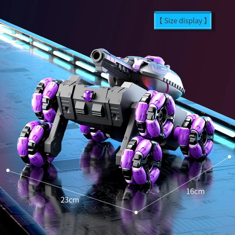 📢📢50% RABATT!!! 🎅🚗 Ferngesteuerter sechsrädriger Panzer - transformierbar für die Schlacht 🎮 Kostenloser Versand✈️