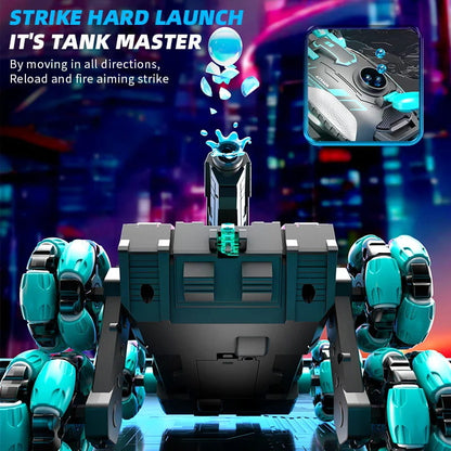 📢📢50% RABATT!!! 🎅🚗 Ferngesteuerter sechsrädriger Panzer - transformierbar für die Schlacht 🎮 Kostenloser Versand✈️