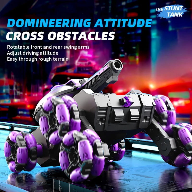 📢📢50% RABATT!!! 🎅🚗 Ferngesteuerter sechsrädriger Panzer - transformierbar für die Schlacht 🎮 Kostenloser Versand✈️