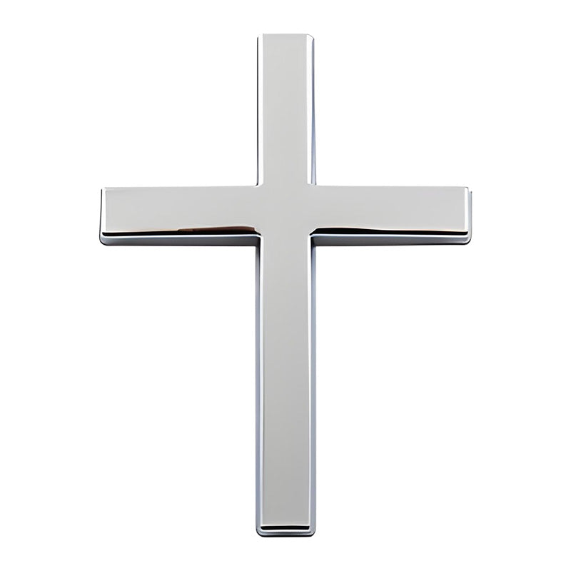 Kaufe 1 erhalte 1 gratis🚗✝️ Metallischer 3D-Kreuz-Aufkleber zur Selbstklebung für Kratzer am Auto