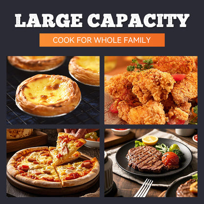 🔥 50% Rabatt - Bestes Angebot 🍳🍗  Multifunktionale Frätter mit Fenster und Touchscreen | Kostenloser Versand ✈️