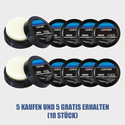 🧼 KAUFEN 3 ERHALTEN 2! ✨ Reinigungs- & Pflegecreme für Leder - Tiefenreinigung mit Natürlichen Ölen für Möbel, Autositze & Accessoires 🛋️🌟