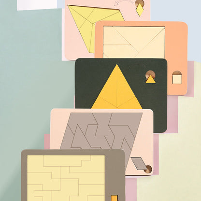 🔥Solange der Vorrat reicht 50 % Rabatt!🎉Holz-Tangram-Brettspiel