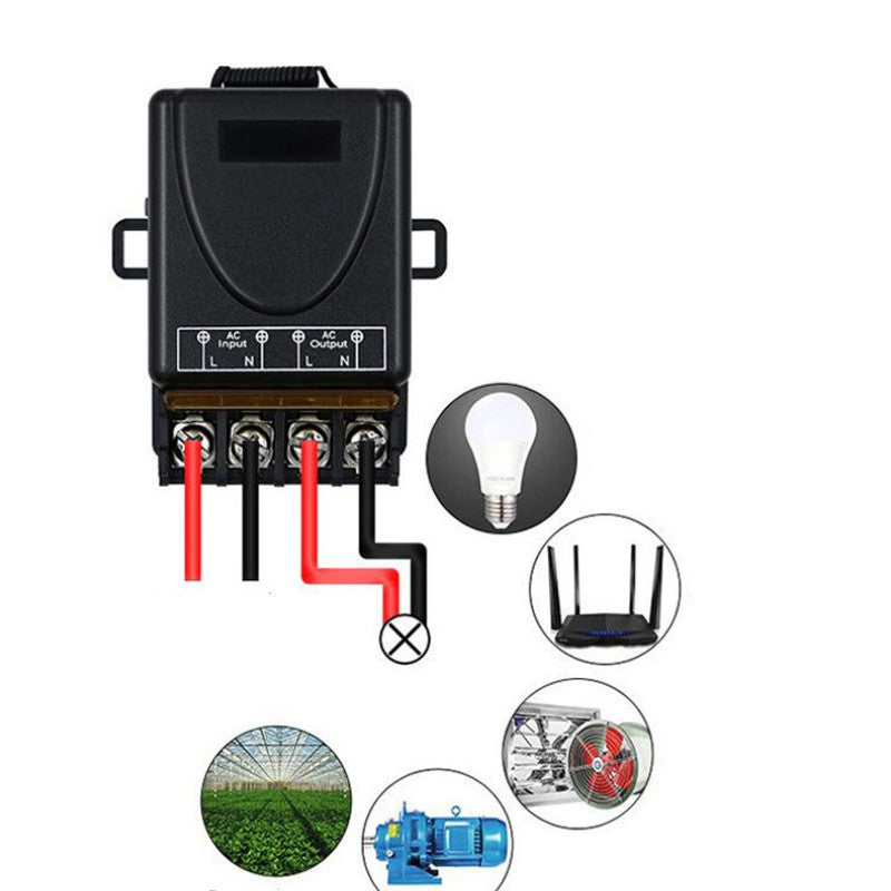 Drahtloses Fernbedienungsschalter- und Empfängerset, keine Verkabelung erforderlich