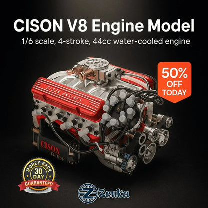 🎉Letzter Tag Sonderangebot: 50% Rabatt🔥 - CISON Benzin-OHV-V8-Motorenbausatz