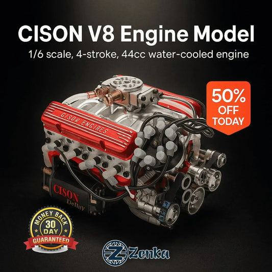 🎉Letzter Tag Sonderangebot: 50% Rabatt🔥 - CISON Benzin-OHV-V8-Motorenbausatz