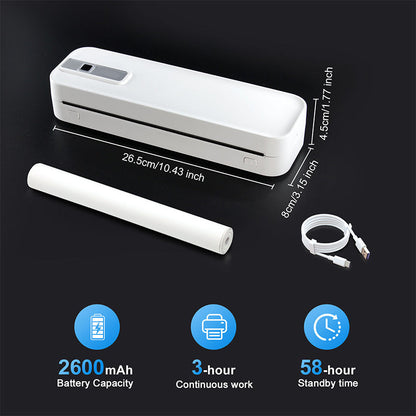 🔥Black-Friday-Mega-Angebot – 50 % Rabatt!🔥 Tragbarer Bluetooth-Thermodrucker – Drucken Sie überall! 🚀 Kostenloser Versand!