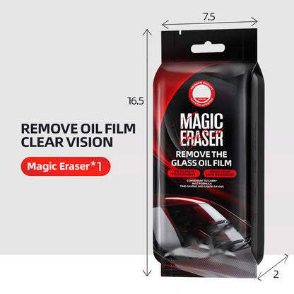 🚗 KAUF 2 ERHALT 1! ✨ MAGISCHER AUTO-FENSTERSCHWAMM - Entfernt Ölfilme & Wasserflecken Sofort, pH-Neutrale Formel für Alle Scheiben, Besserer Durchblick bei Nacht 🌙🧽