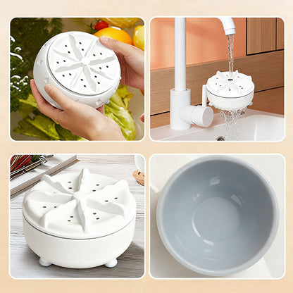 ⏳Begrenzte Zeit 50% Rabatt💥🍉🥬 Effiziente tragbare Obst- und Gemüsewaschmaschinen