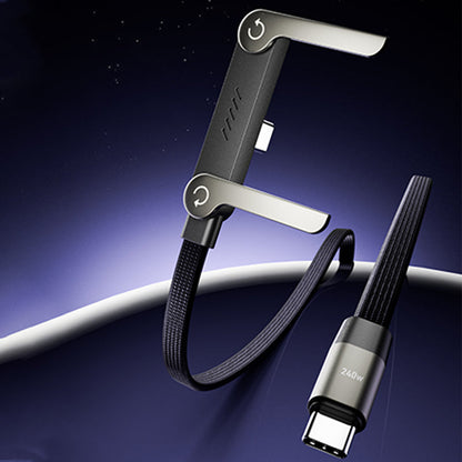 240W Schnellladekabel mit verstellbarem Telefonständer