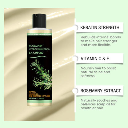 Rosmarin Hydrolysiertes Keratin Shampoo