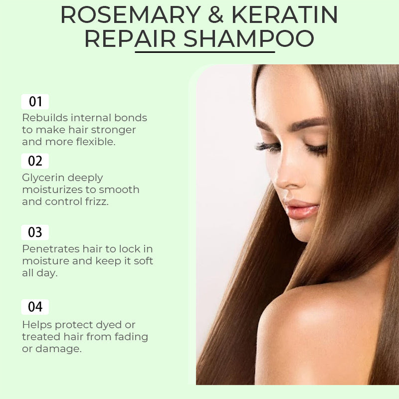 Rosmarin Hydrolysiertes Keratin Shampoo