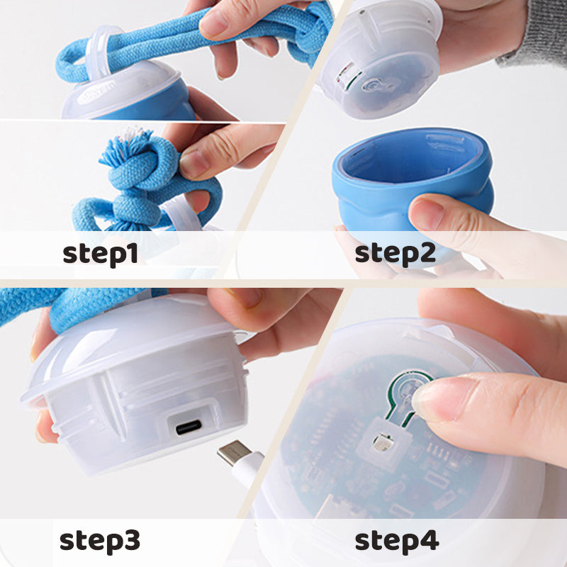 Interaktiver elektronischer Ball zur Beruhigung von Haustieren