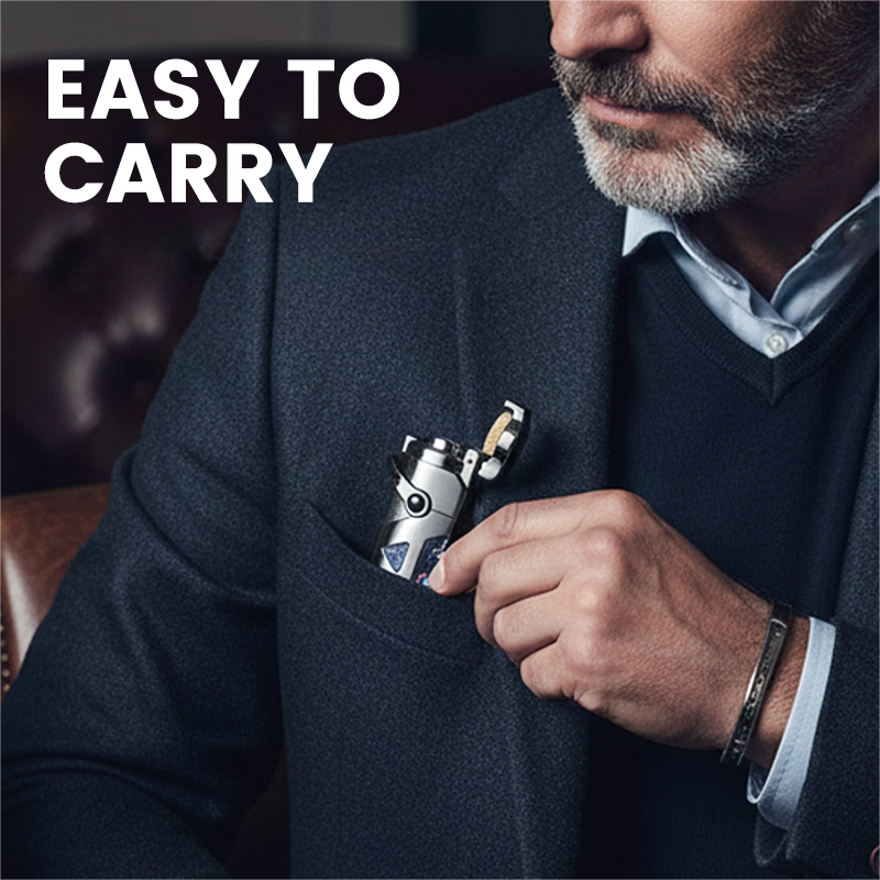 Winddichte & multifunktionale tragbare Zigarren Feuerzeug