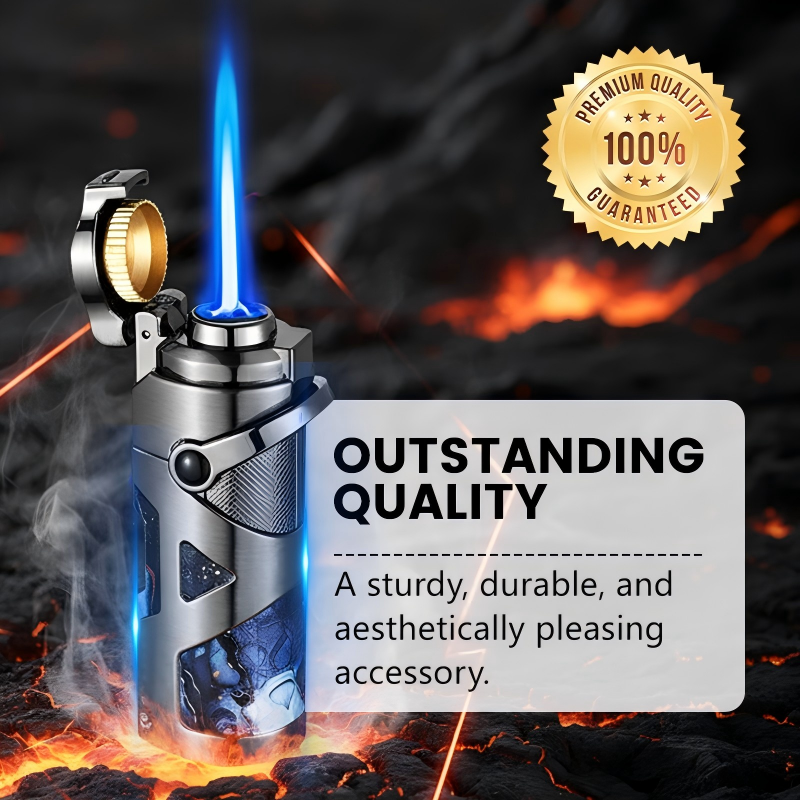 Winddichte & multifunktionale tragbare Zigarren Feuerzeug